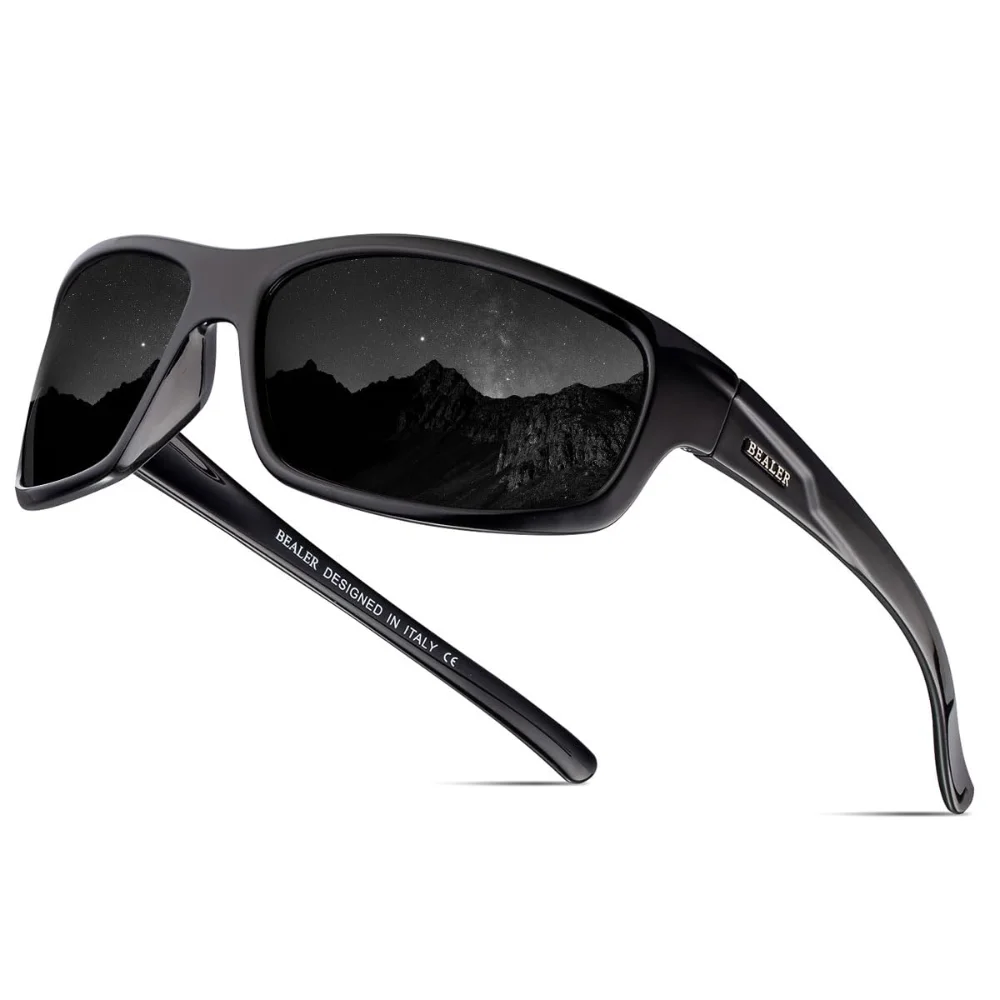 BEALER Sport Wrap BL6608, Glossy Black / Grey