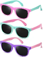 Kids Flex BL8002 Three-Pack G2, Pink/Cyan, Cyan/Pink and Purple/Pink