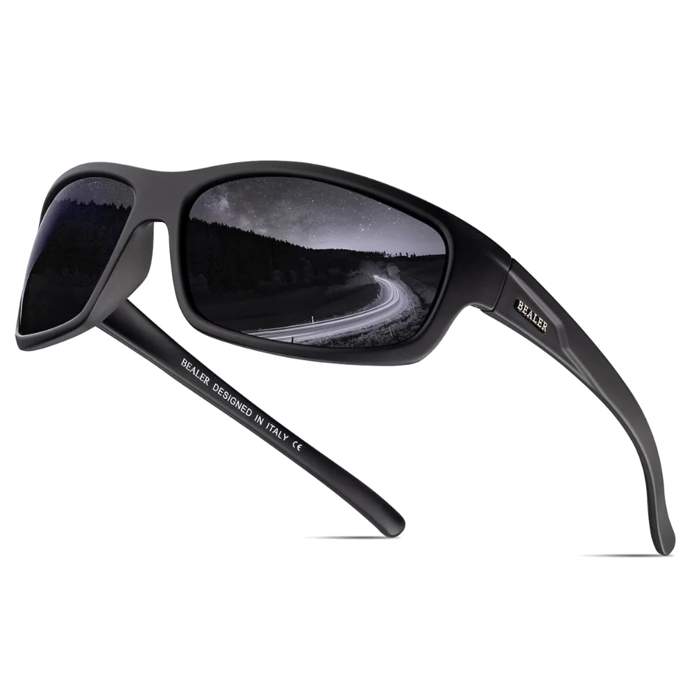 BEALER Sport Wrap BL6608, Matte Black / Grey