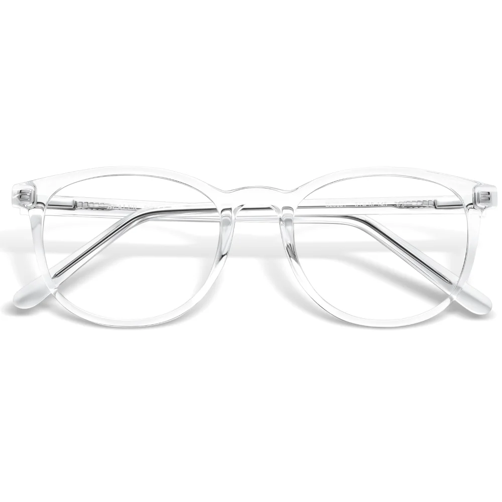 BEALER Round Screen Glasses BL9001 B5, Crystal